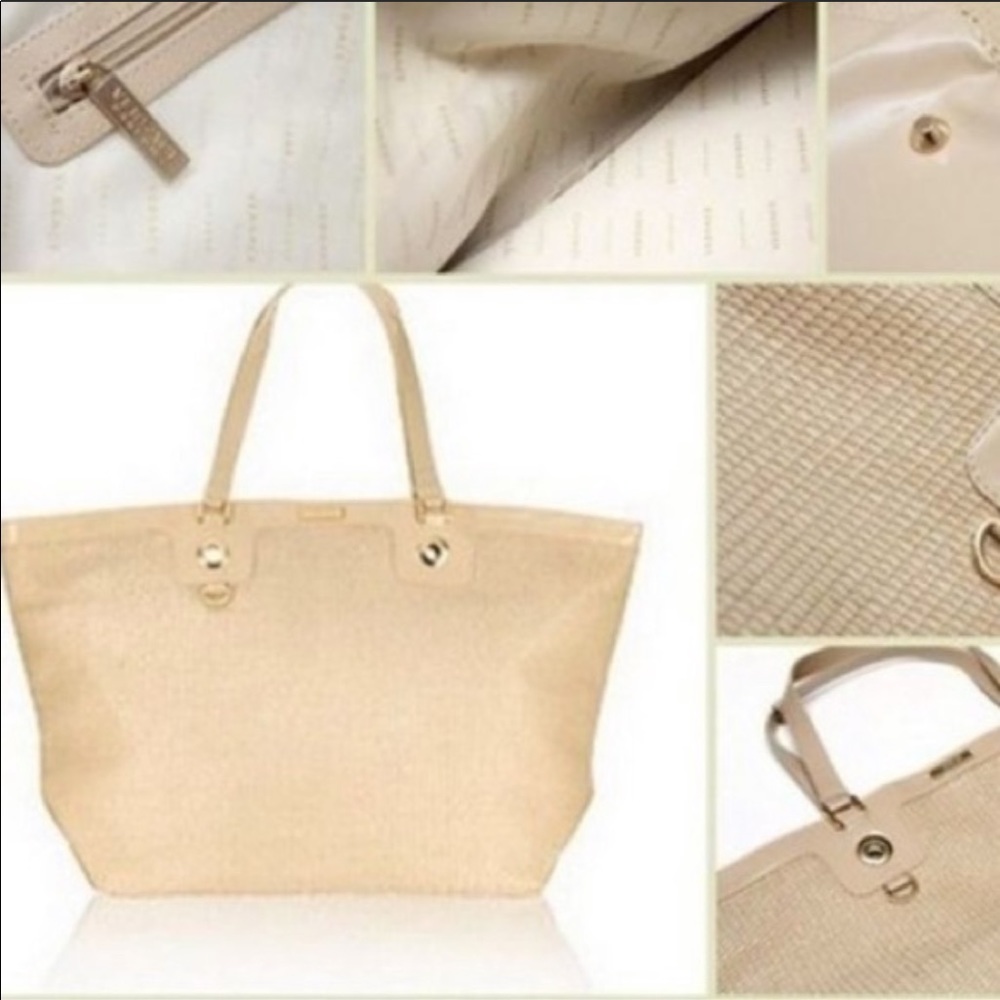 Versace Parfum XL Weekender Tote in Cream